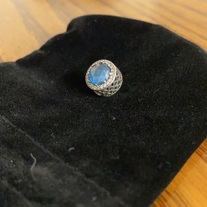 Blue Dazzling Gemstone Pandora Charm
